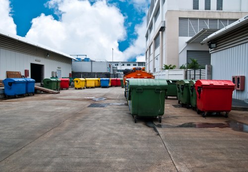 Community participating in recycling program