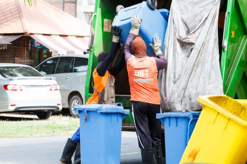 Innovative smart waste bin in action